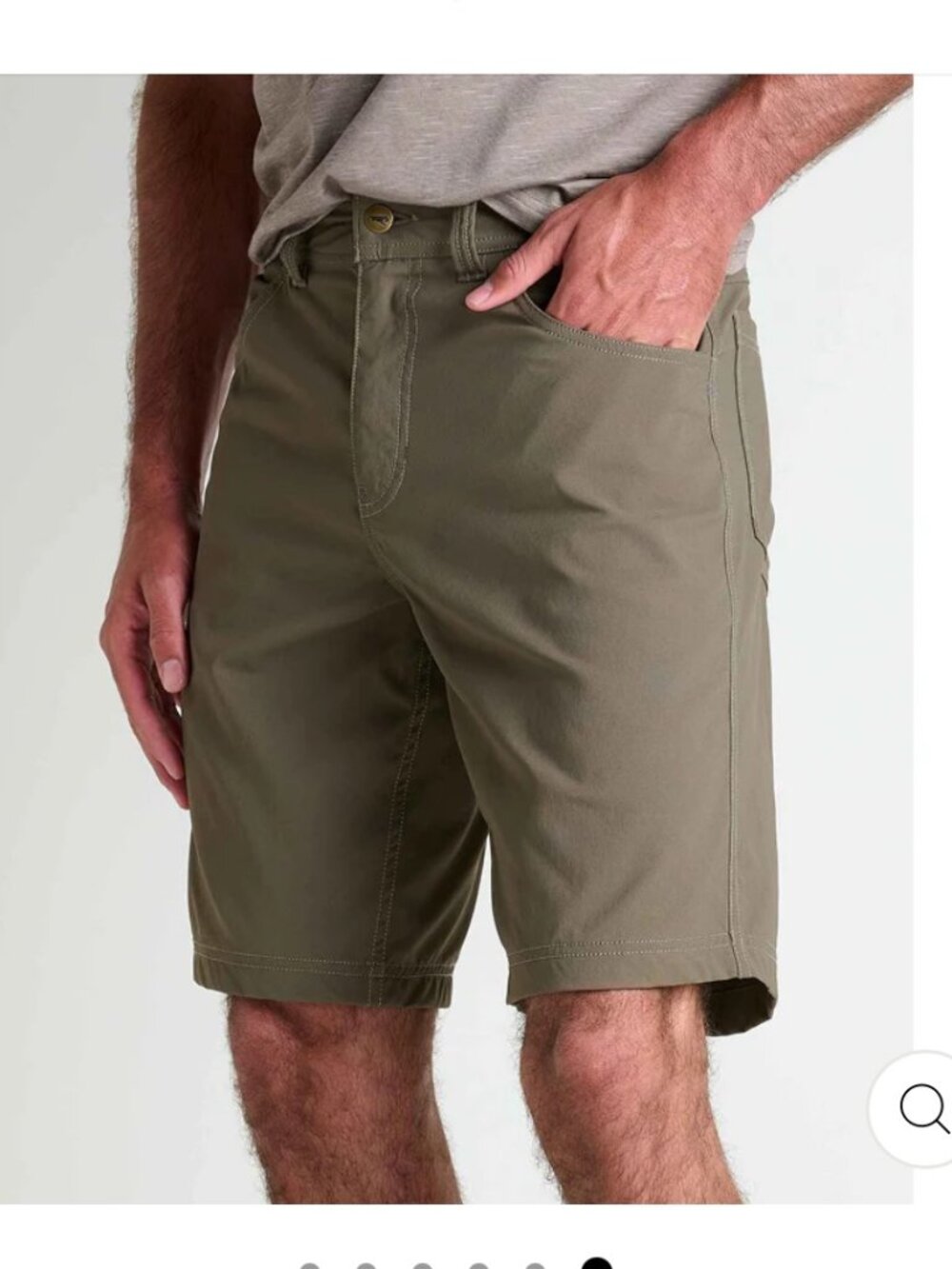 Men's Toad&Co Size 36 Beige/Green Shorts